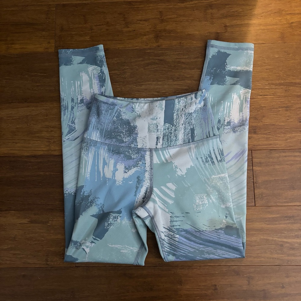 NWOT Anthropologie Daily Practice Blue Leggings XS